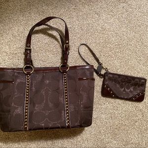 Coach Tote & Wristlet